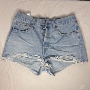 Levi’s 501 Original Cut Off Shorts 100% Cotton Button Fly